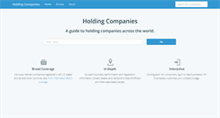 Desktop Screenshot of holdingcompanies.org
